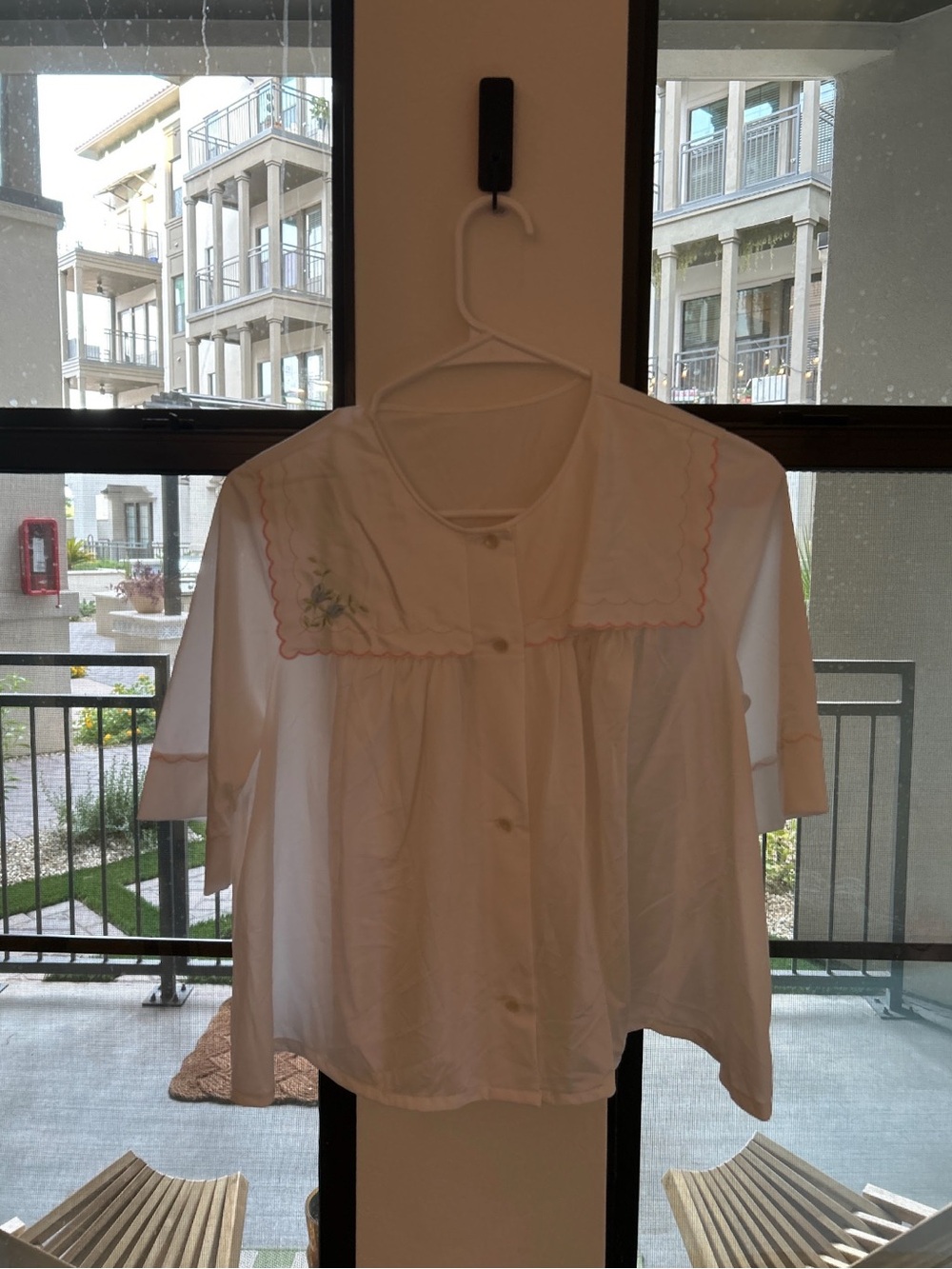 White Blouse with Peter Pan Collar